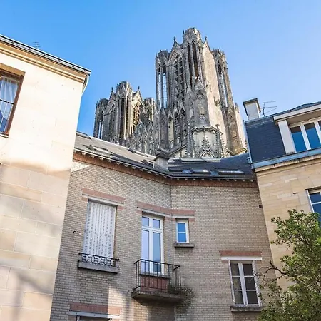 Clocher De La Cathedrale De Reims Exterior photo